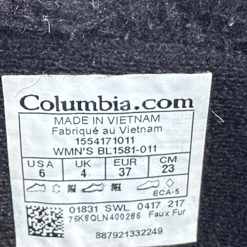 Columbia Black Women's boots - Picture 6 of 6